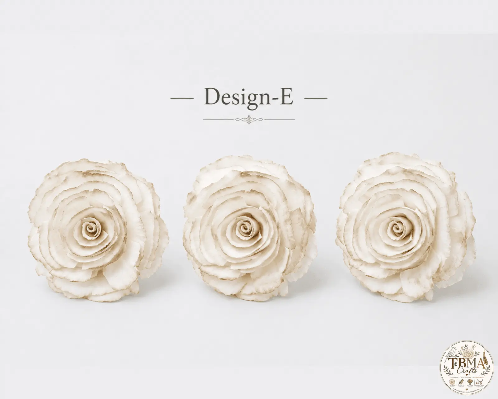 Natural White Handcrafted Sola Wood Flowers Mix & Match Custom Floral Design-E