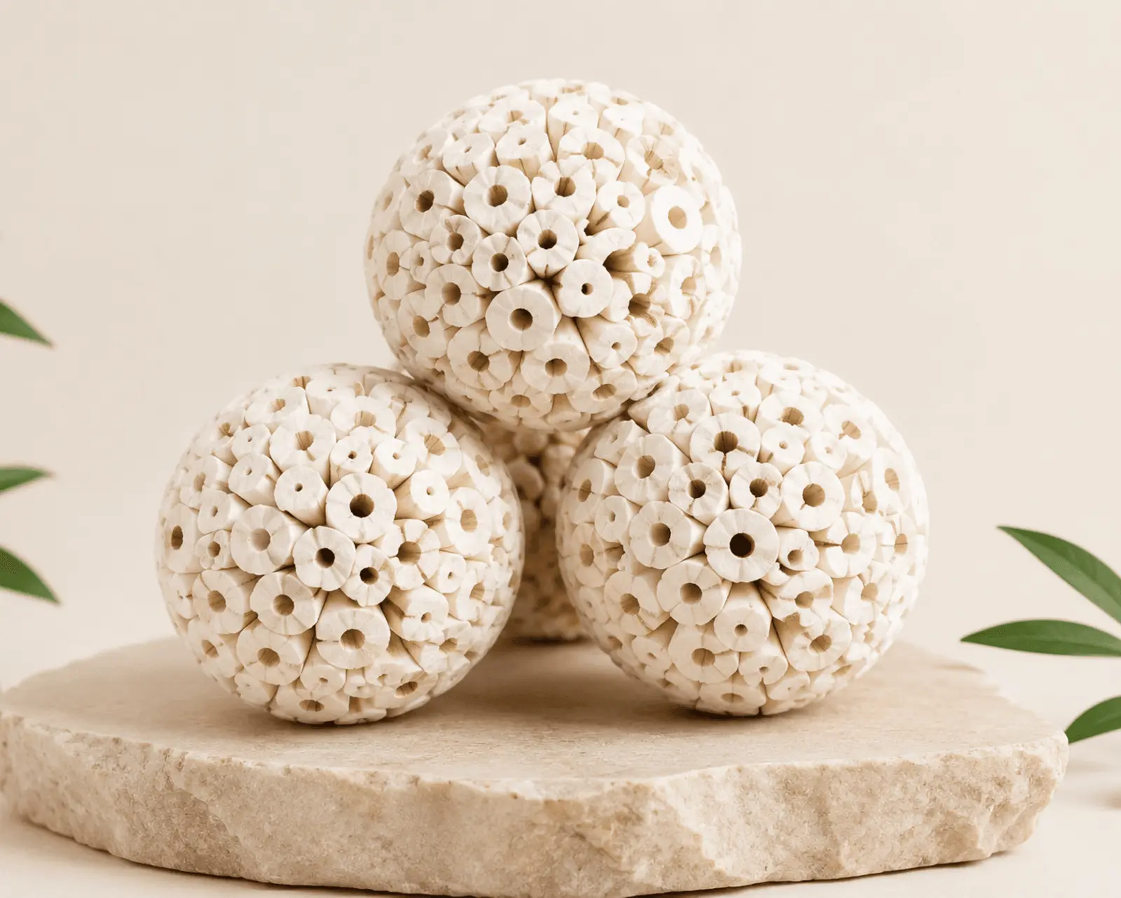 Natural Sola Wood Atta Ball for Pets Eco-Friendly & Chewable Play Ball
